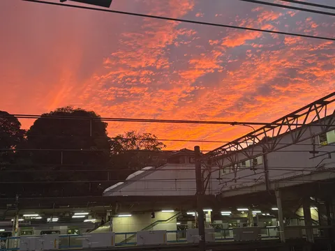 夕焼け、気合入りすぎ問題