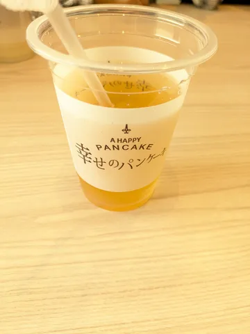 幸せパンケーキのドリンク