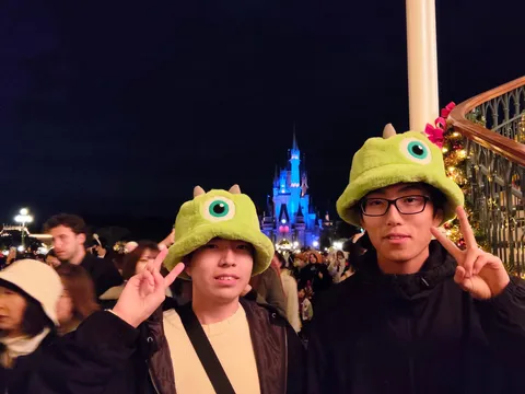 お揃いモンスターハットと夜の魔法