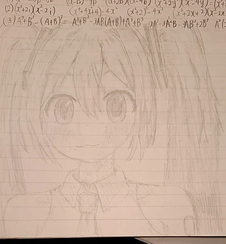 数式と美少女の不思議な融合