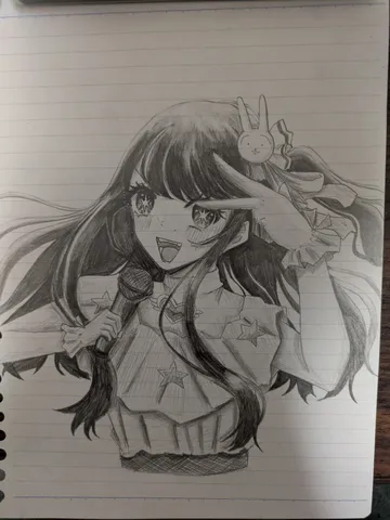 歌声が聞こえてきそうなアイドル