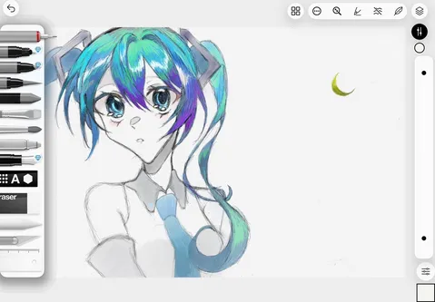 描かれる想い、青い月