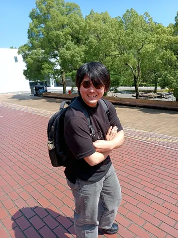 緑陰のリュックマン