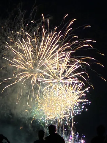 夜空に咲く希望の光