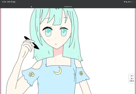 透明感あふれる魔法少女