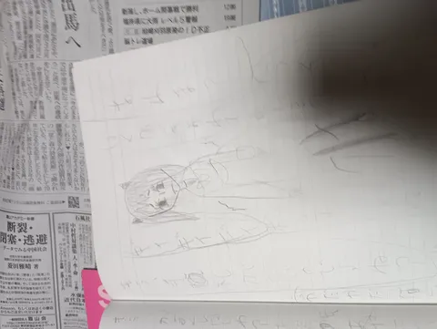 落書き帳に咲く、少女の幻想
