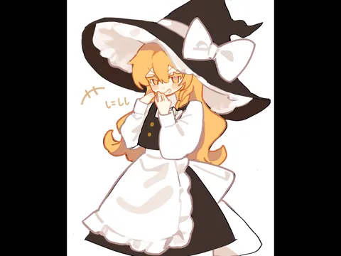 魔女っ子のいたずら顔