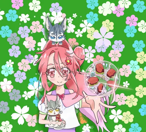 花畑で生まれる物語感