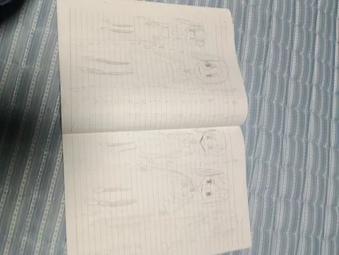 枕元に広がる鉛筆の世界