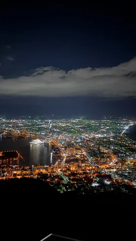 夜景の海と橋のきらめき