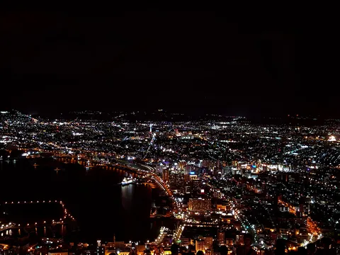 夜景に広がる光の海