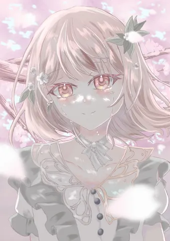 桜の光、輝く瞳