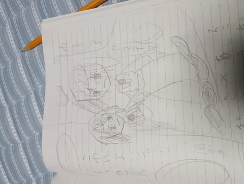 線画に宿る、幼い日の約束