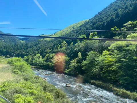 清流と深緑の渓谷