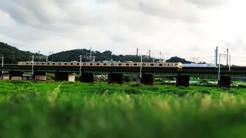 草野を縫う鉄路の旅路