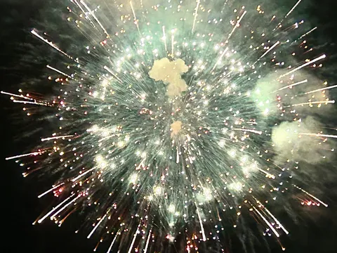 夜空に咲く、光の華