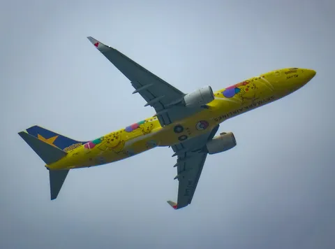 ピカチュウジェット、空を飛ぶ！