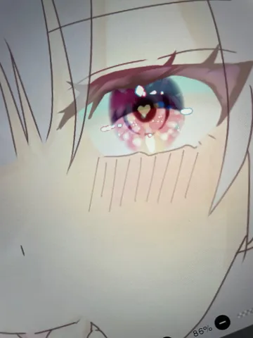 きらめく瞳に映るハート