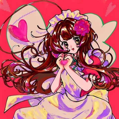 ハートを抱きしめる魔法少女