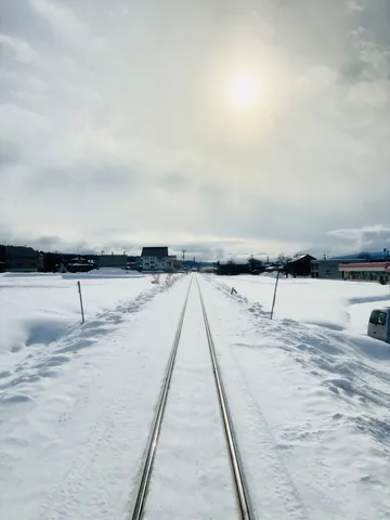 雪の道、遥か彼方