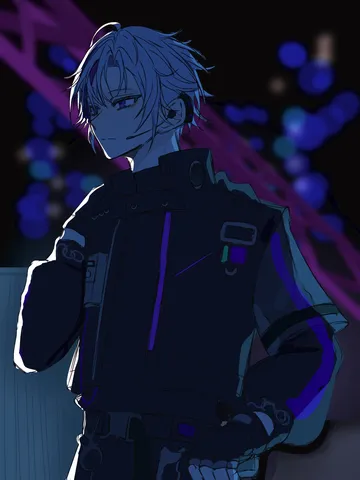 夜光に染まる静寂