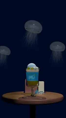深海に漂う、魅惑のデザート