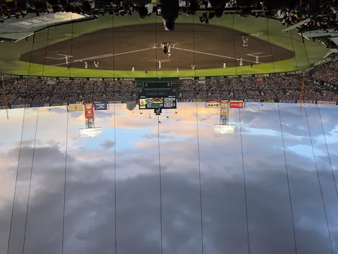 ある日の甲子園球場