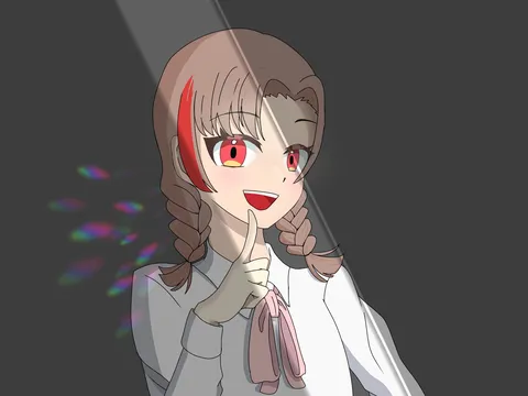 光と影の戯れ、少女の秘密