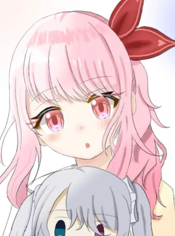 ちょこんと顔を出すふたりの世界
