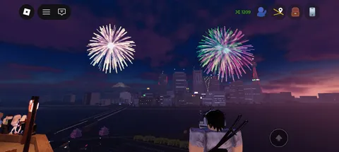 夜空に咲く、都会の華