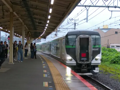 駅の日常風景