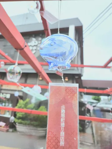 涼しげなガラスの風鈴