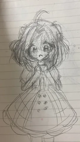 雨粒のような瞳の少女