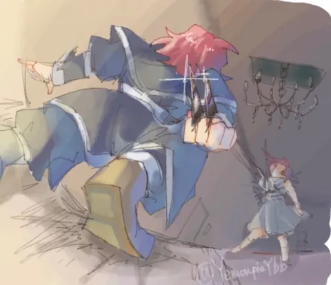 巨大な影と小さな光