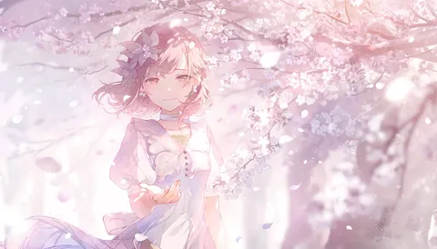 桜舞う、夢見心地なひととき