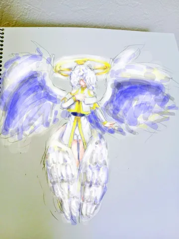光と翼が揺れる瞬間