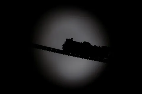 闇を駆ける影の列車