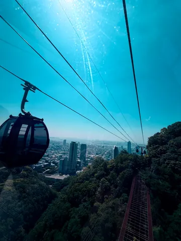 天空からの都市絶景