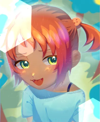 雨粒ときらめき、少女の輝き