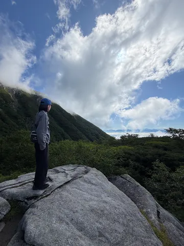 風景と静寂の一歩