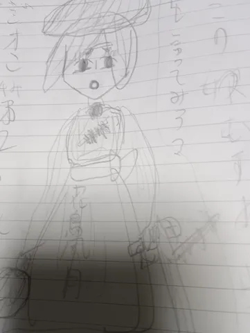 線画の少女、物語への扉