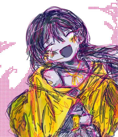 弾ける色彩の笑顔