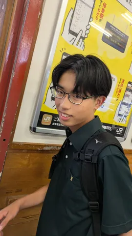 夏の終わりの通学路