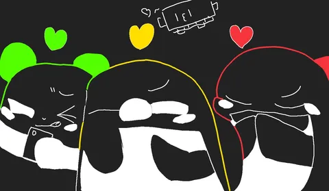 ハートが飛び交う日常