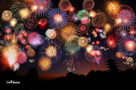 夜空を埋める光の宴