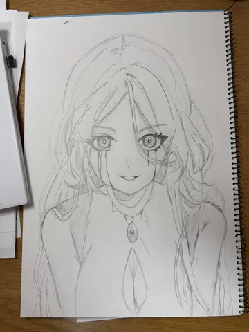 憂いを秘めた瞳のポートレート