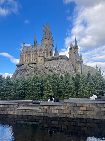 天空にそびえる魔法の城