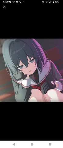憂いを帯びた視線