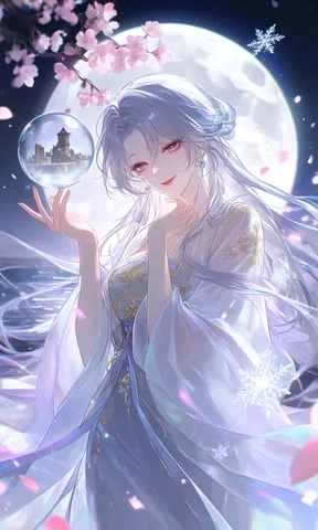 満月と儚い夢
