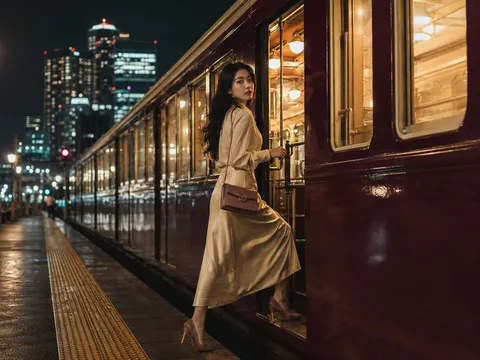 夜の駅、次の扉へ